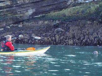 North Wales Sea Kayaking Courses - Specialist Sea Kayaking Anglesey, North Wales image from Sea Kayak Award old 3 star North Wales Anglesey