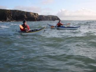 North Wales Sea Kayaking Courses - Specialist Sea Kayaking Anglesey, North Wales image from Sea Kayak Award old 3 star North Wales Anglesey